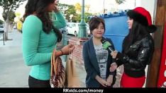 Reproducir precioso adolescente chupar ined y follada por dinero en efectivo en 8