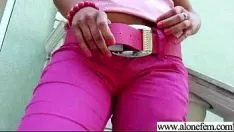 Putar Alone horned missy favourable hgaeliclf on cam moving-picture show-14