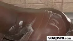 再生 Masse Shotuse は、熱いクレンジング剤の練り込みで彼女の印象的な擬人化を案内します 26