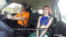 Play 19yo throating car driver fucked by instructor in missionary