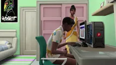 Play Indian stepmom catches her stepson masturbating in front of the computer watching porn videos || adult videos || porn movies