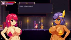 再生 緋色の乙女 [エロ ゲーム ポルノプレイ] ep.1 エッチなゴブリンとのストラップオン レズビアンの楽しみ
