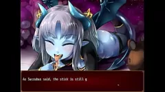 Oynat Succubus Dünyayı Fethetti: Monmusu Devi Oyunda MC'yi Yuttu