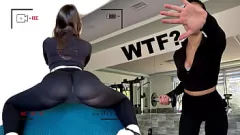 再生 ジムの女の子でスパイを捕まえた：彼女は支払いを要求 - 不明者、somefun、terr0Rist