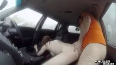 Play Red-header drive scholarly person fucks her teacher in the car